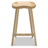 Continental Designs 69cm Emerson Oak Wood Barstools