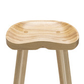 Continental Designs 69cm Emerson Oak Wood Barstools