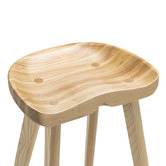 Continental Designs 69cm Emerson Oak Wood Barstools