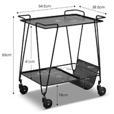 Continental Designs Mathieu Mategot Replica 1954 Bar Cart