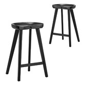 Continental Designs 69cm Emerson Oak Wood Barstools