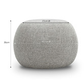Continental Designs Phoebe Cushion Ottoman