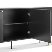 Continental Designs Bentley 3 Drawer Wooden Sideboard | Temple & Webster