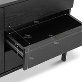 Continental Designs Macy Oak Veneer Sideboard
