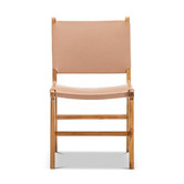 Continental Designs Casey Flat Cowhide Leather Dining Chairs