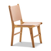 Continental Designs Casey Flat Cowhide Leather Dining Chairs