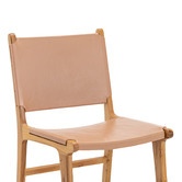 Continental Designs Casey Flat Cowhide Leather Dining Chairs
