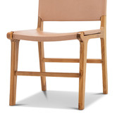 Continental Designs Casey Flat Cowhide Leather Dining Chairs