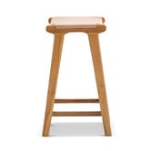 Continental Designs 67cm Casey Flat Cowhide Leather Barstool