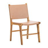 Continental Designs Casey Flat Cowhide Leather Dining Chairs