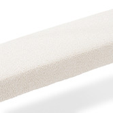 Continental Designs Cream Harper 160cm Boucle Bench