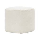 Continental Designs Podd Boucle Square Ottoman