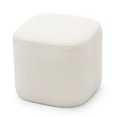 Continental Designs Podd Boucle Square Ottoman