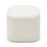 Continental Designs Podd Boucle Square Ottoman