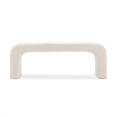 Continental Designs Cream Harper 120cm Boucle Bench