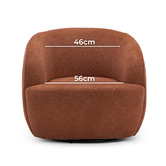Continental Designs Rust Orange Cuddle Armchair