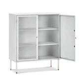 Continental Designs Mesh 2 Door Cabinet
