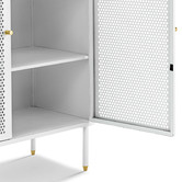 Continental Designs Mesh 2 Door Cabinet