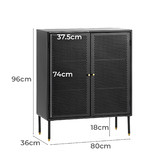 Continental Designs Mesh 2 Door Cabinet