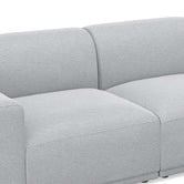Continental Designs Tilly 4 Seater Upholstered Modular Sofa with Ottoman