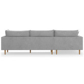 Continental Designs Dove Grey Avondale 3.5 Seater Sofa with Chaise
