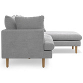 Continental Designs Dove Grey Avondale 3.5 Seater Sofa with Chaise