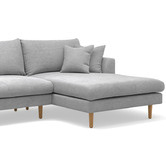 Continental Designs Dove Grey Avondale 3.5 Seater Sofa with Chaise