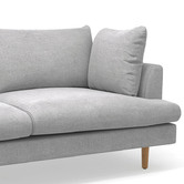 Continental Designs Dove Grey Avondale 3.5 Seater Sofa with Chaise
