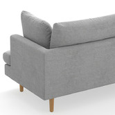 Continental Designs Dove Grey Avondale 3.5 Seater Sofa with Chaise