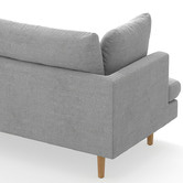 Continental Designs Dove Grey Avondale 3.5 Seater Sofa with Chaise