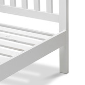 Continental Designs White Leah Single Bed Frame