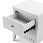 Continental Designs White Avana 2 Drawer Bedside Table