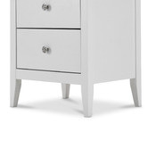 Continental Designs White Avana 2 Drawer Bedside Table
