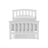 Continental Designs White Leah Single Bed Frame