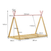 Continental Designs Teepee Single Novelty Bed Frame