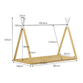Continental Designs Teepee Single Novelty Bed Frame