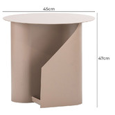 Continental Designs Asher Stainless Steel Side Table