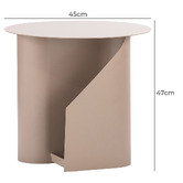 Continental Designs Asher Stainless Steel Side Table