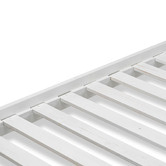 Continental Designs White Snow Panelled Bed Frame