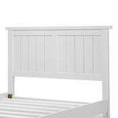 Continental Designs White Snow Panelled Bed Frame