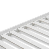 Continental Designs White Snow Panelled Bed Frame