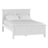 Continental Designs White Snow Panelled Bed Frame