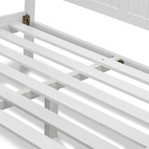 Continental Designs White Snow Panelled Bed Frame