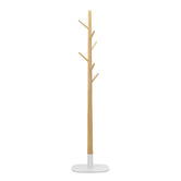 Continental Designs Orson Oak Wood Coat Rack