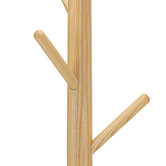 Continental Designs Orson Oak Wood Coat Rack