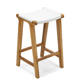 Continental Designs 67cm Casey Flat Cowhide Leather Barstool