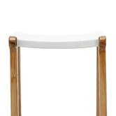 Continental Designs 67cm Casey Flat Cowhide Leather Barstool