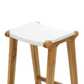 Continental Designs 67cm Casey Flat Cowhide Leather Barstool