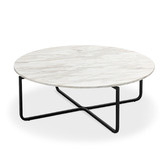 Continental Designs Ivory Orly Marble Coffee Table