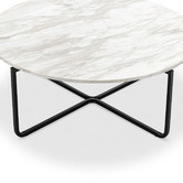 Continental Designs Ivory Orly Marble Coffee Table